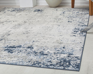 Mason Brooks Prescott PS25B Mottled Cerulean Area Rug