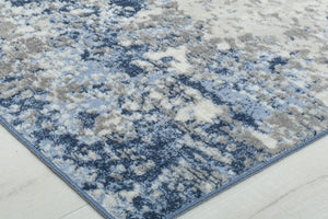 Mason Brooks Prescott PS25B Mottled Cerulean Area Rug