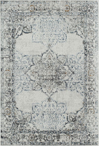 Rugs America Prescott PS35C White Bay Blossom Area Rug