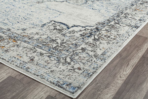 Rugs America Prescott PS35C White Bay Blossom Area Rug