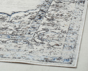 Rugs America Prescott PS35C White Bay Blossom Area Rug