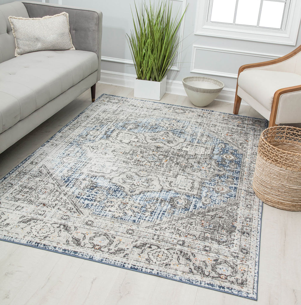 Mason Brooks Prescott PS40A Magnolia Hatchwork Area Rug