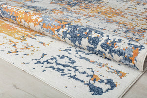 Mason Brooks Prescott PS50A Sapphire Gold Splatter Area Rug