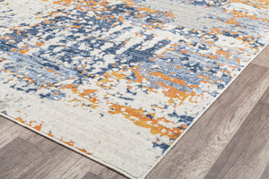 Mason Brooks Prescott PS50A Sapphire Gold Splatter Area Rug