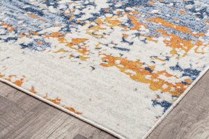 Mason Brooks Prescott PS50A Sapphire Gold Splatter Area Rug