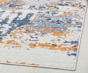 Mason Brooks Prescott PS50A Sapphire Gold Splatter Area Rug