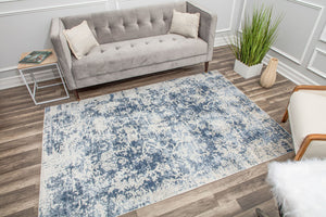 Rugs America Prescott PS55A Monterey Blue Area Rug