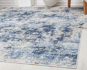 Rugs America Prescott PS55A Monterey Blue Area Rug