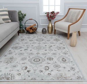 Mason Brooks Samina SM20B White Opulence Area Rug