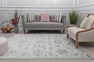 Mason Brooks Samina SM20B White Opulence Area Rug