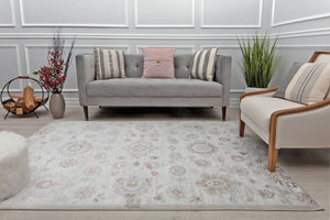 Mason Brooks Samina SM20D Bruton White Area Rug