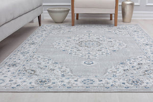 Rugs America Samina SM30D Silver Mist Area Rug