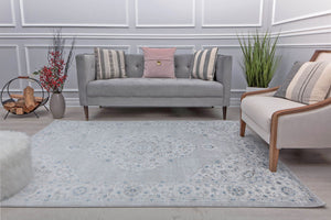 Rugs America Samina SM30D Silver Mist Area Rug