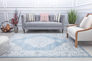 Mason Brooks Samina SM30E Blue Haze Area Rug