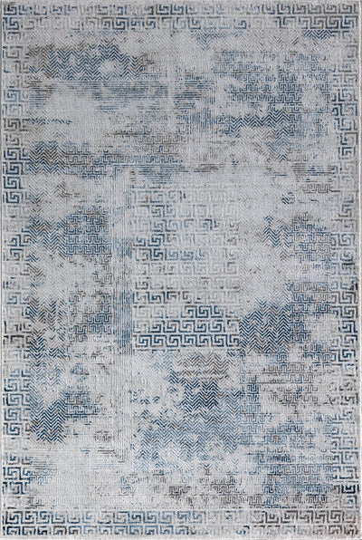 Our beautiful Samina,Mediterranean Breeze,Samina Mediterranean Breeze,2'6" x 4',Vintage,Pile Height: 0.5,Durable,Polyester,Soft touch,Durable,Vintage,Abstract,Blue,White,Turkey,Rectangle,SM50A Area Rug
