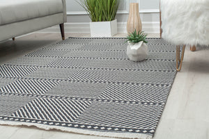 Rugs America Sloane SN40A Driftwood Charcoal Area Rug