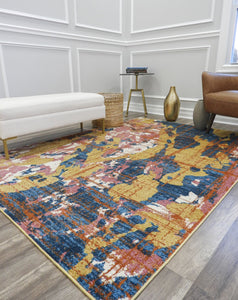 CosmoLiving By Cosmopolitan Taylor TA50A Golden Waves Area Rug