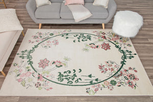 Mason Brooks Valentina VA20A Cream Magnolia Area Rug