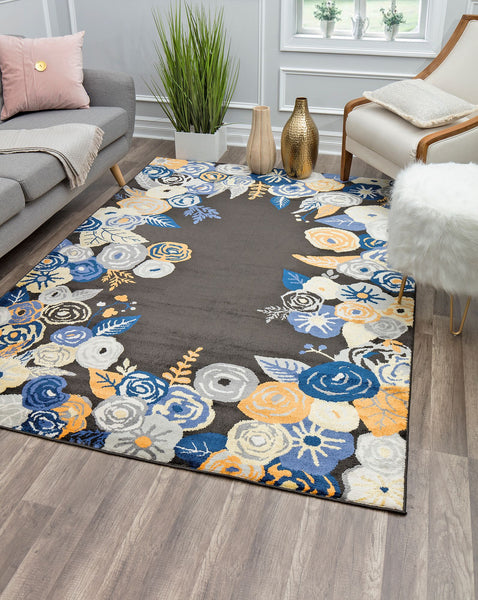 Mason Brooks Valentina VA35A Royal Blossom Golden Onyx Area Rug