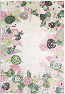 Mason Brooks Valentina VA35B Royal Blossom Pink Ivory Area Rug