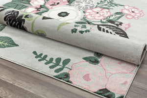 Mason Brooks Valentina VA40C Rose Garden Gray Area Rug