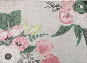 Mason Brooks Valentina VA40C Rose Garden Gray Area Rug