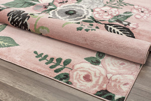 Rugs America Valentina VA40D Rose Garden Pink Area Rug