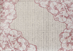 Elizabeth Sutton Vera VE65C Tickled Pink Area Rug