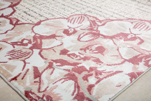 Elizabeth Sutton Vera VE65C Tickled Pink Area Rug