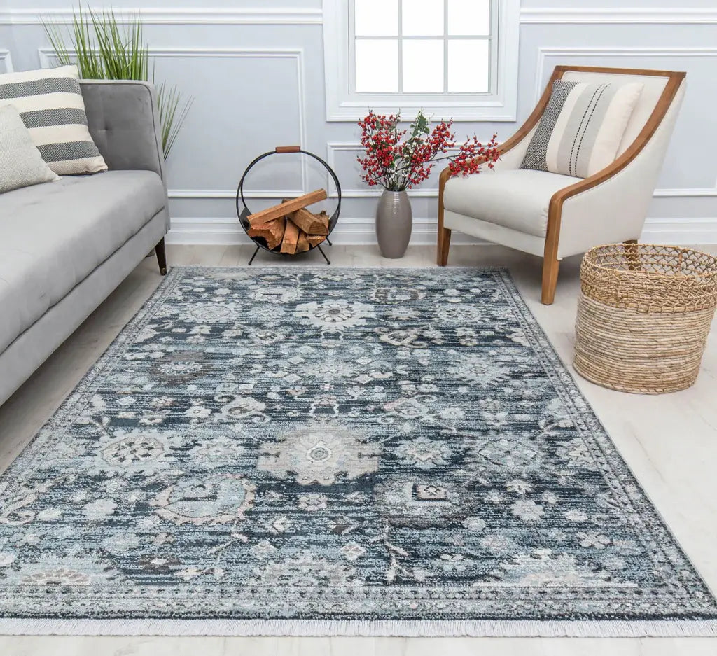 Rugs America Amari AM10B Smoked Gray Area Rug