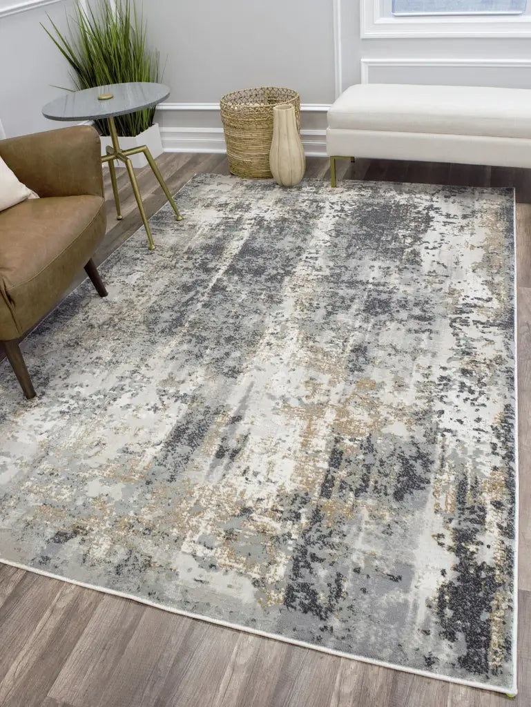 Auden Collection Silverlight Area Rug