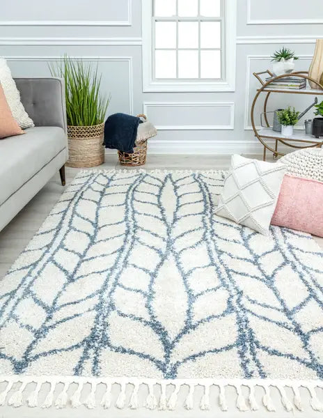 CosmoLiving By Cosmopolitan Bennett BT25A Cloud Vine Area Rug