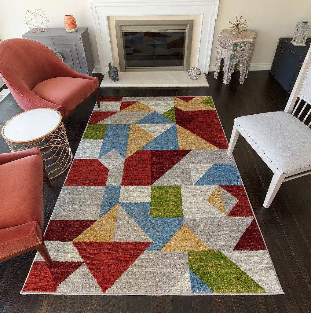 Rugs America Devon DV30B Bright Hues Area Rug