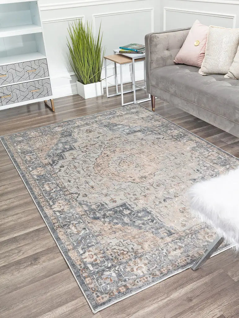 Mason Brooks Elliana EA30A Taupe Grey Area Rug