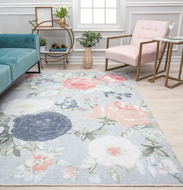 Isaac Mizrahi Eloise EO015A Blossoming Beauty Area Rug