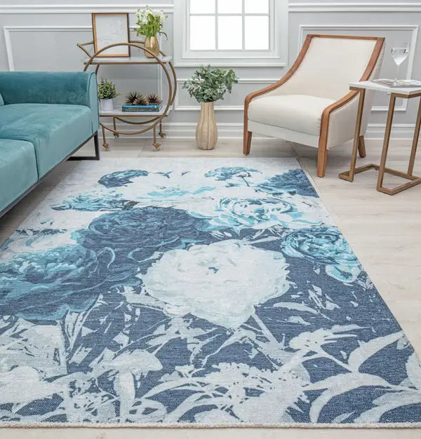 Isaac Mizrahi Eloise EO020A Baby Blues Area Rug