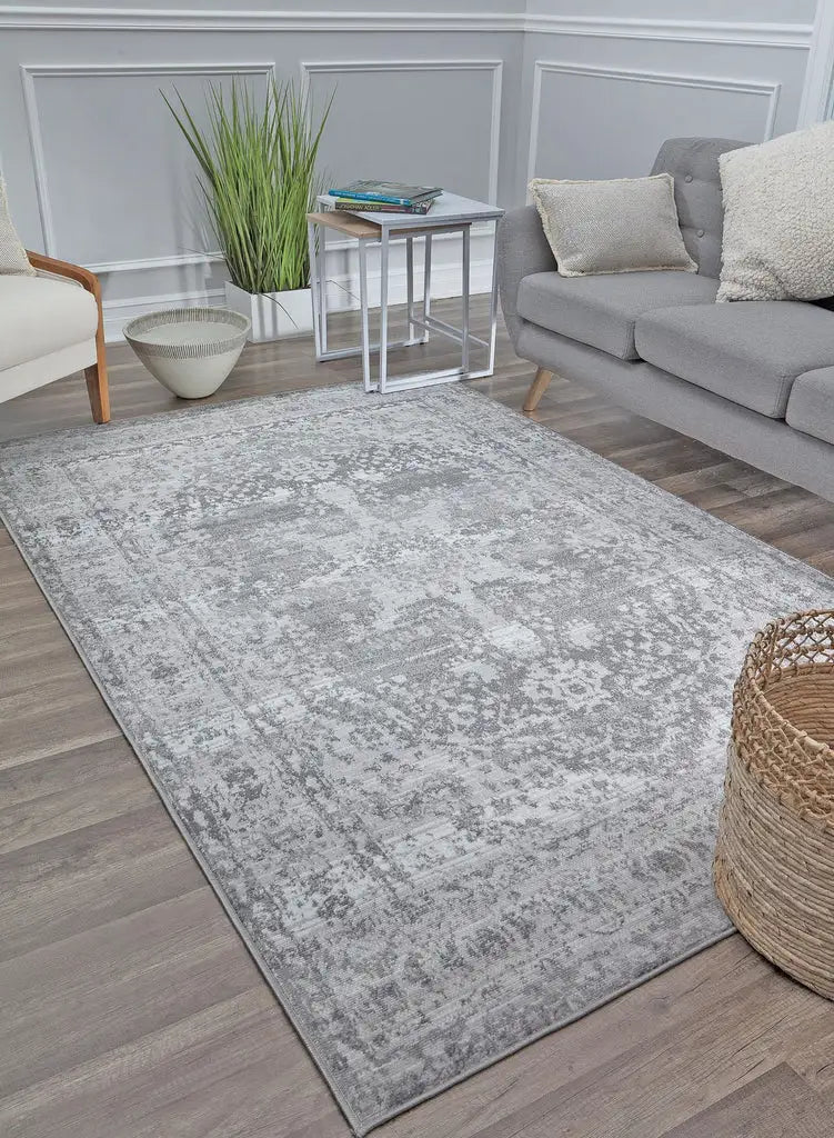 Rugs America Freya FY40A Cloudy Grey Area Rug