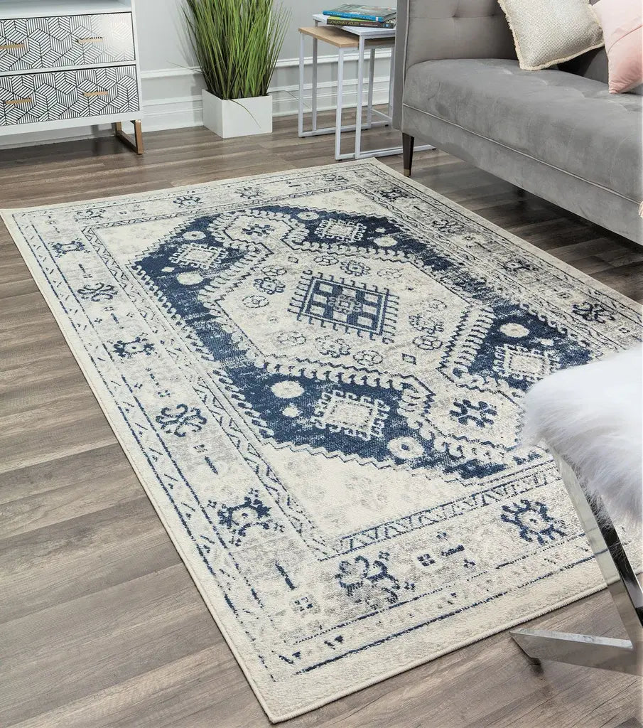 Mason Brooks Gabriel GL40C Deep Blue Area Rug