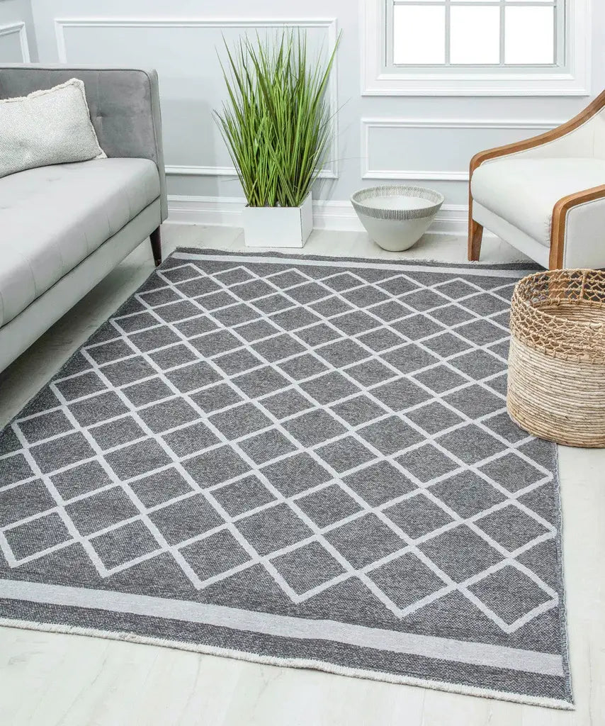 Mason Brooks Hadley HD10B Imperial Platinum Silver Area Rug