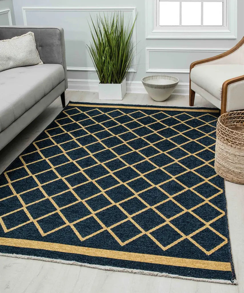 Mason Brooks Hadley HD10C Imperial Navy Gold Area Rug