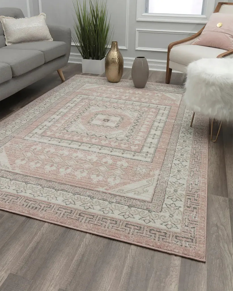 Rugs America Hailey HY40A Carnation Area Rug