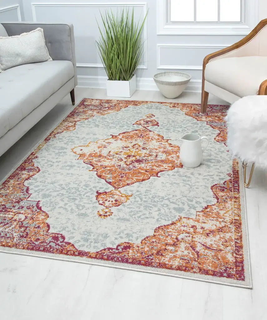 Rugs America Hailey HY50E Scarlet Sage Area Rug