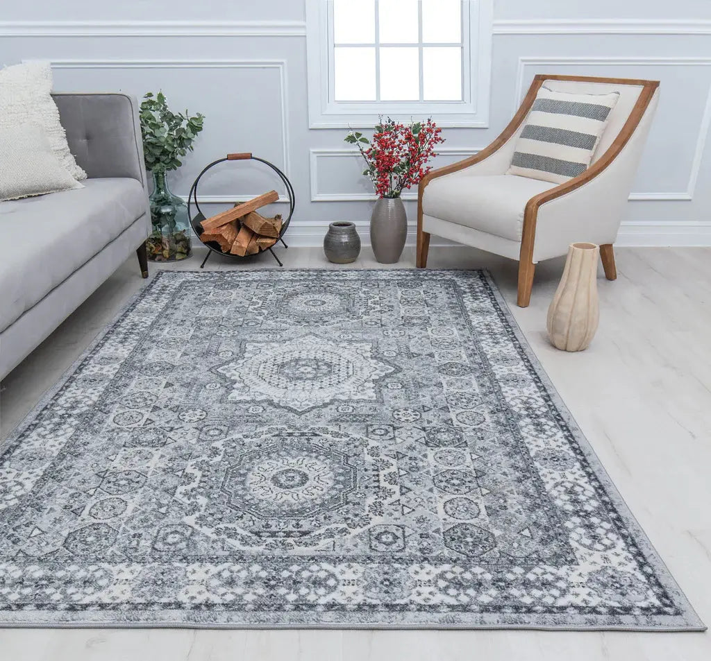 Mason Brooks Hailey HY60I Silvery Moon Area Rug