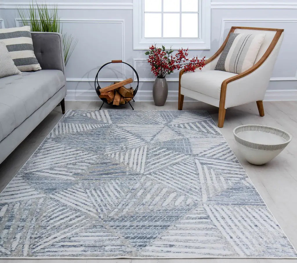 Rugs America Juliette JL60A Genesis White Area Rug