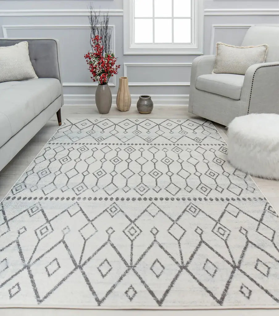 Mason Brooks Knox KN10B Linen White Area Rug