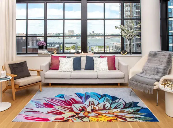 Elizabeth Sutton Maisie MI35C Space Dahlia Area Rug