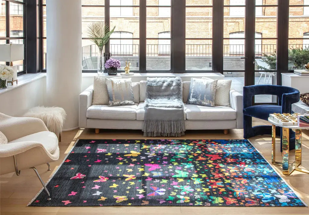 Elizabeth Sutton Maisie MI55B Winging It Area Rug