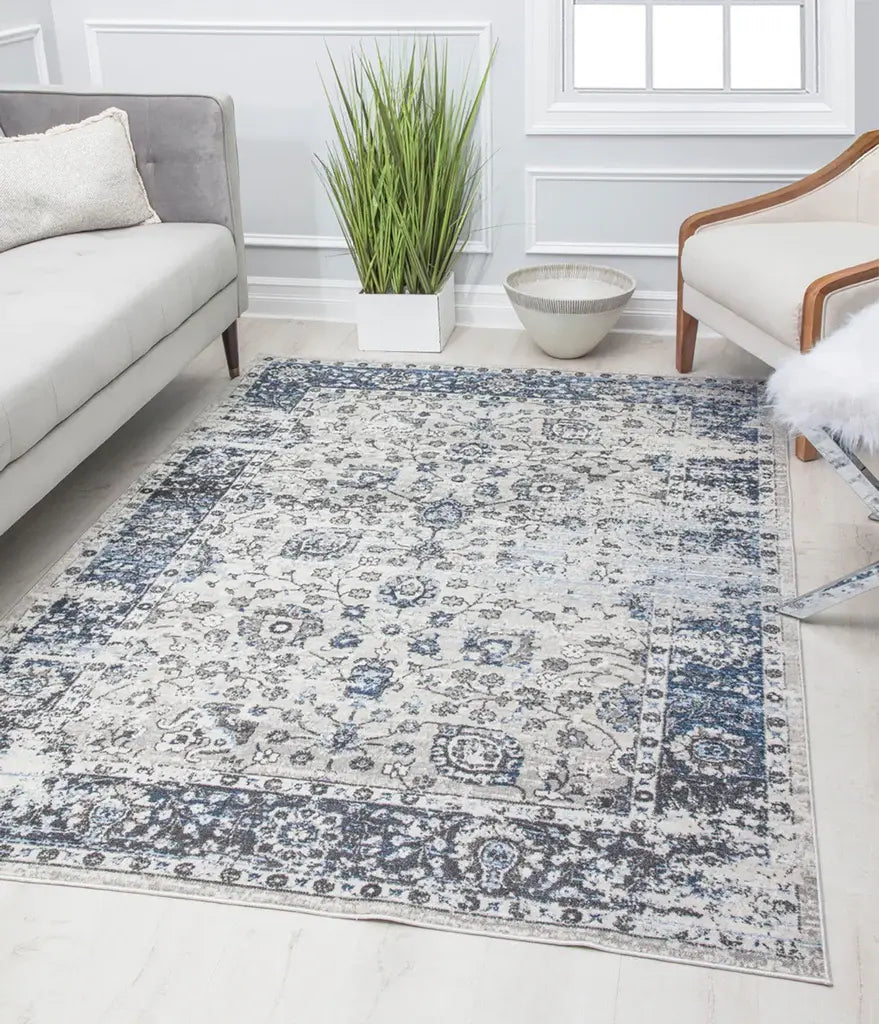 Rugs America Prescott PS45B Atlantic Azure Area Rug