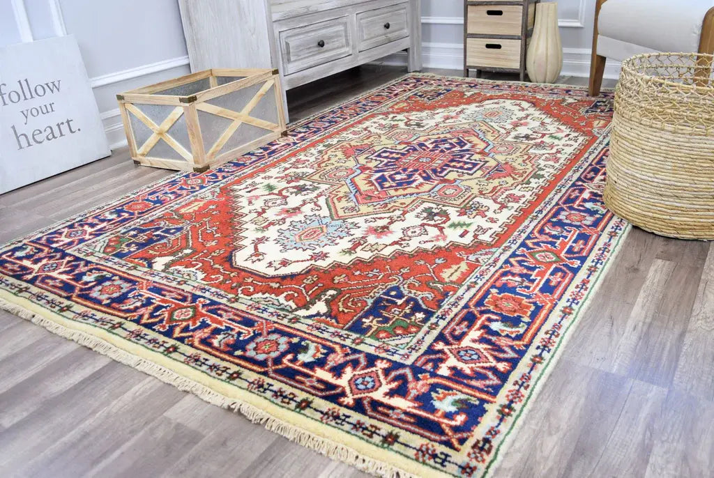 Rugs America ROYAL HERIZ RH001 Ivory Coast Area Rug