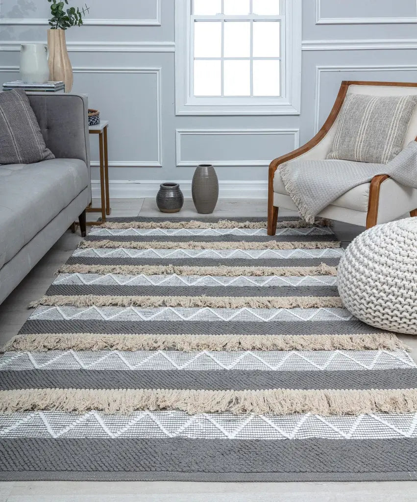 Mason Brooks Yves YV10A Eternal Area Rug in a sophisticated living room setting